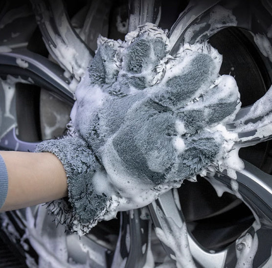 Plush Car Cleaning Car Washing Gloves Multifunctional Cleaning Supplies