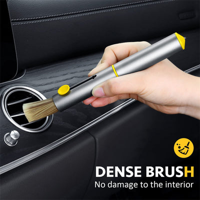 Multifunctional Car Cleaning & Detailing Kit Interior & Exterior Brush Set